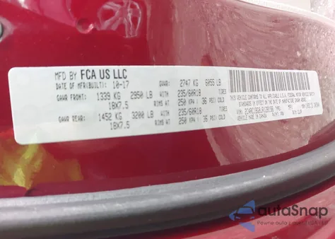 2018 Chrysler Pacifica Touring L из США, поврежденный, VIN 2C4RC1BG8JR128198